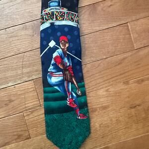 Vintage Mem's Studio 890 Silk Baseball Novelty Neck Tie